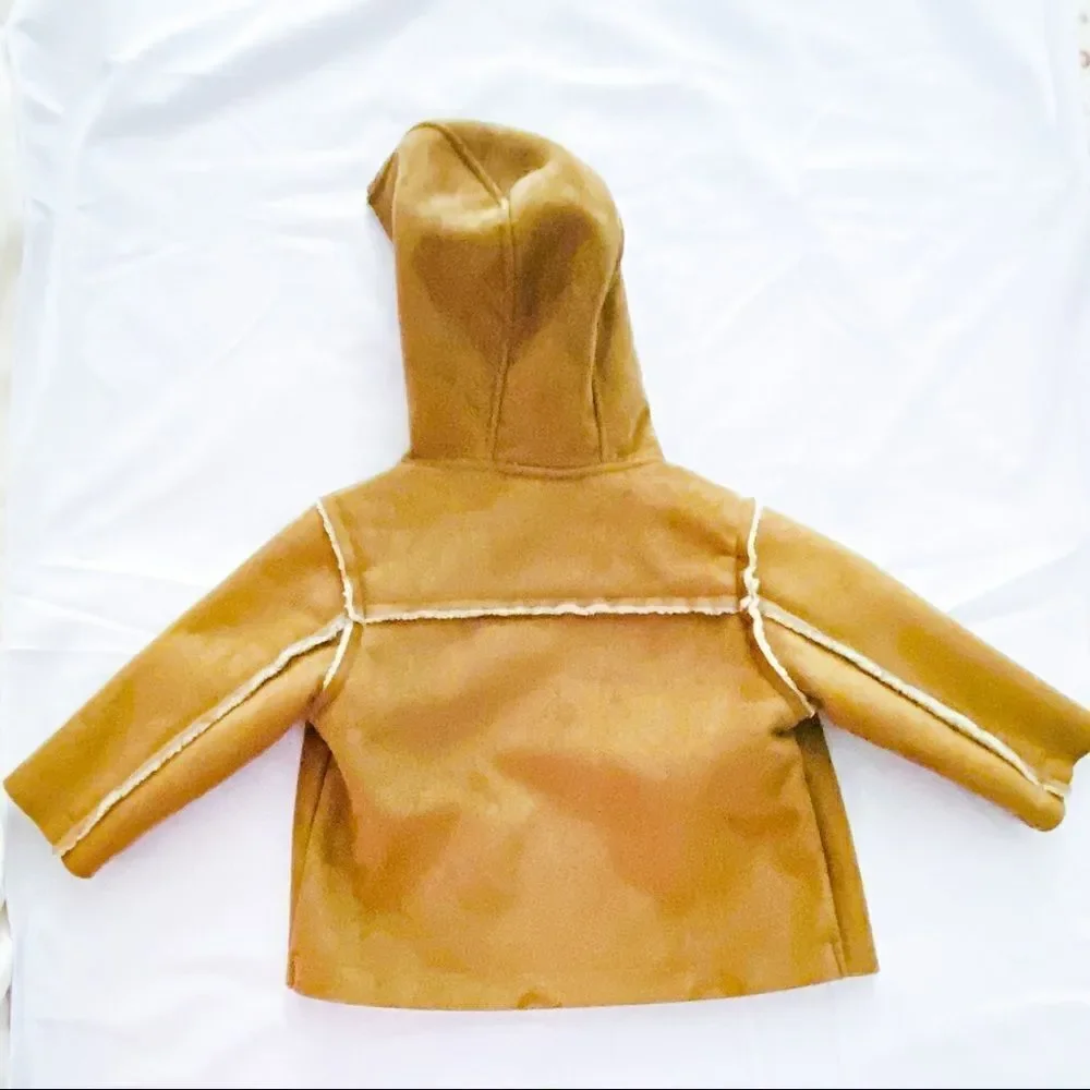 GYMBOREE | Mustard | FAUX SUEDE COAT